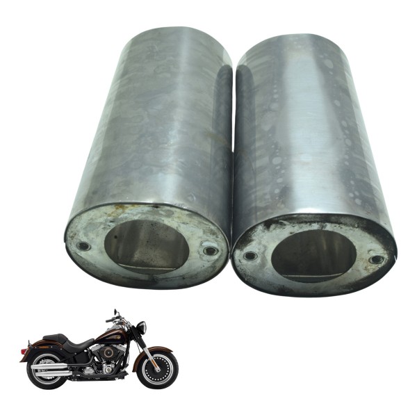 Par Capa Bengala C/ Det Harley Softail Fat Boy Flstf 11-15