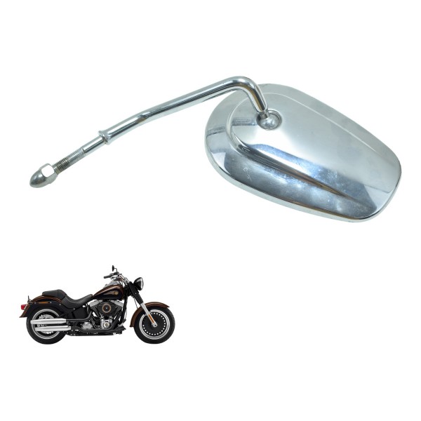 Espelho Retrovisor Esq Dt Harley Softail Fat Boy Flstf 11-15