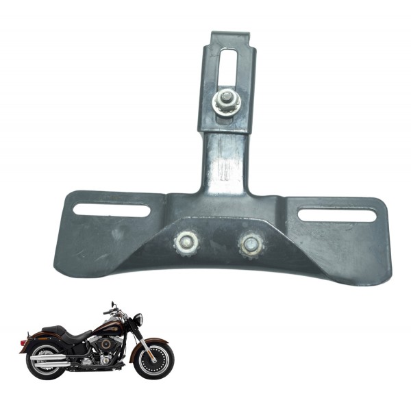 Suporte Placa Harley Softail Fat Boy Flstf 11-15 Original