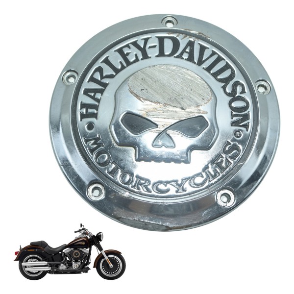 Tampa Inspeção Detal Harley Softail Fat Boy Flstf 11-15 Orig