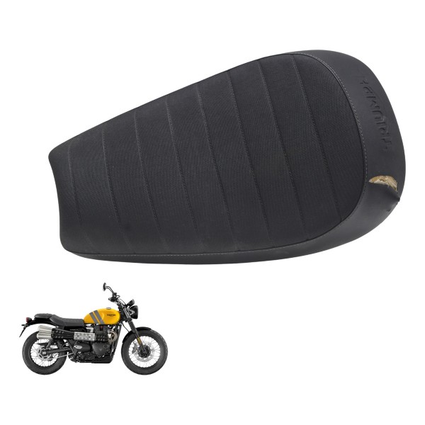 Banco Dianteiro C/ Detalhes Triumph Scrambler 900 17-23 Orig