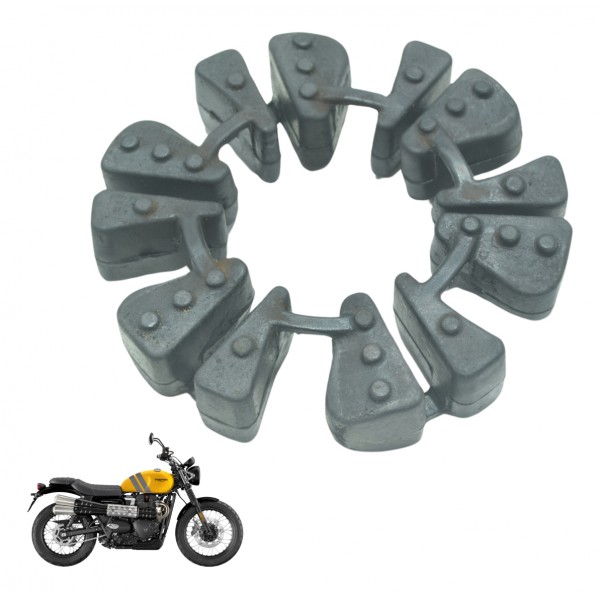 Coxim Cubo Coroa Triumph Scrambler 900 17-23 Original