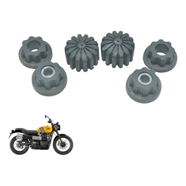 Kit Borrachas Triumph Scrambler 900 17-23 Original