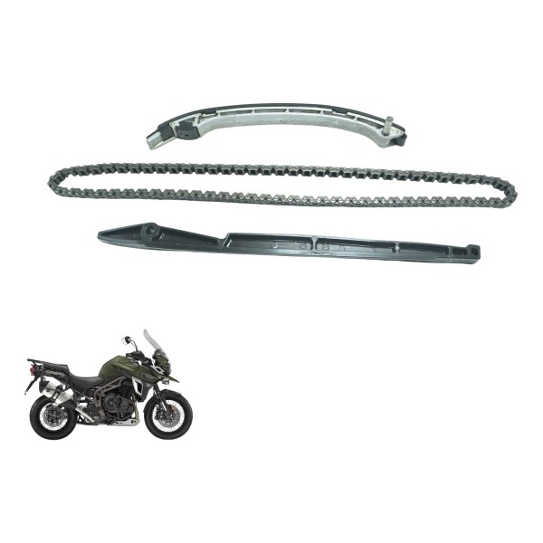 Kit Guia Tensor Corrente Comando Triumph Tiger 1200 12-21 Ex