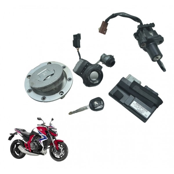 Kit Chave Ignição Modulo Code Honda Cb 1000 R 11-16 Original