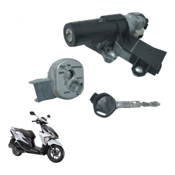 Kit Chave Ignição Honda Elite 125 18-22 Original