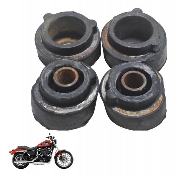 Jogo Coxim Suporte Motor Harley 883 R Sportster 08-09 Orig