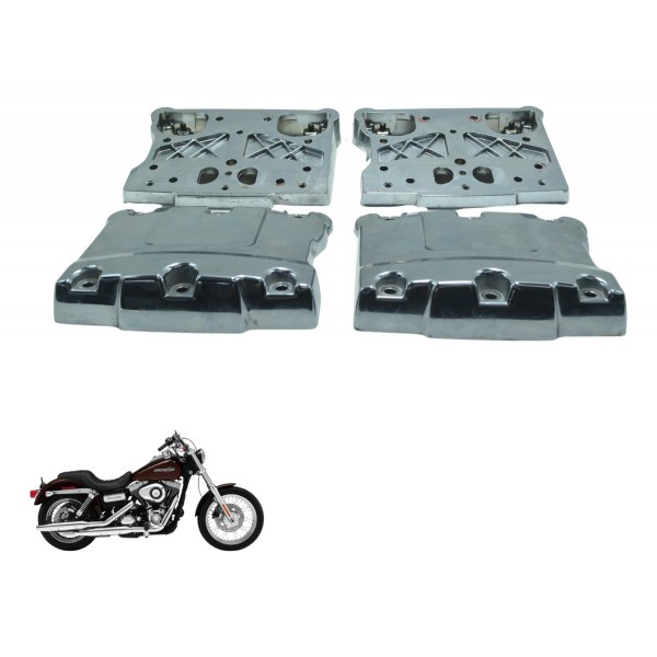 Jogo Tampa Cabeçote Harley Dyna Super Glide Fxdc 08-11 Orig