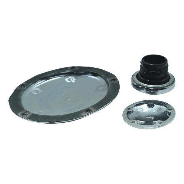 Kit Tampa Tanque Inspeção Harley Dyna Super Glide Fxdc 08-11