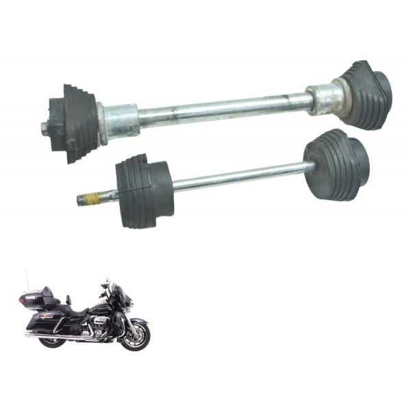 Jogo Coxim Suporte Motor Harley Electra Glide Touring 17-19