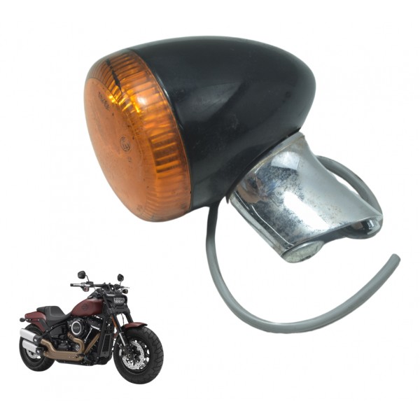 Pisca Tras S/ Plug 3 Funções Harley Fat Bob M8 Fxfb 18-23