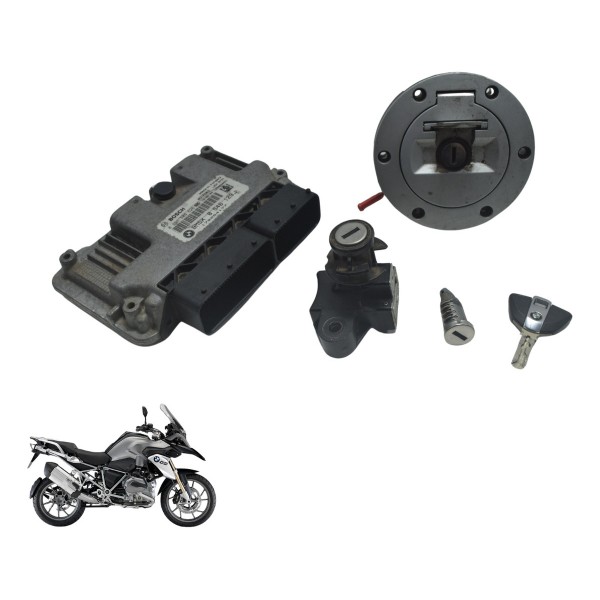 Kit Chave Ignição Modulo Cold Bmw R1200 R 1200 Gs 13-15 Orig