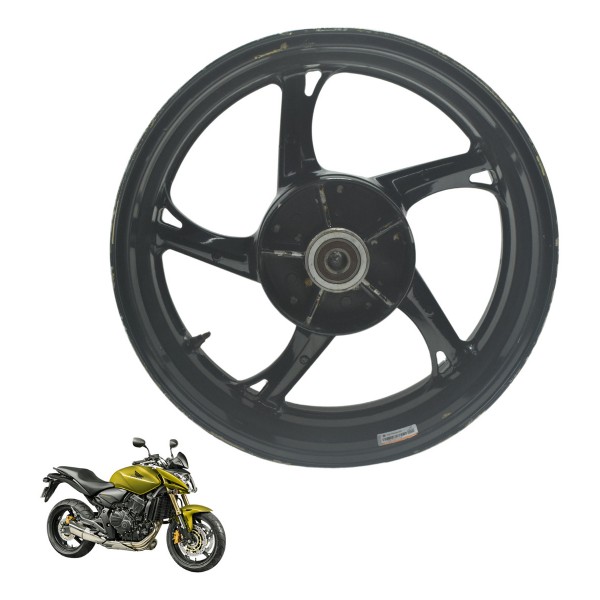 Roda Traseira C/detalhes Honda Cb 600f Hornet 08-11 Original